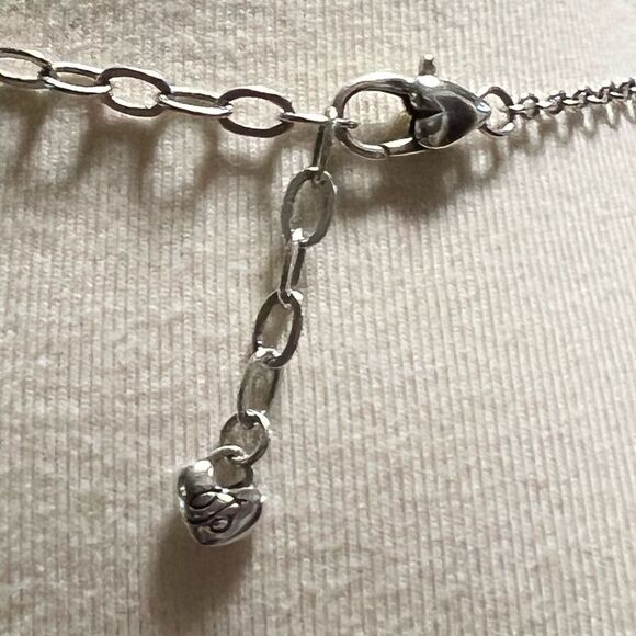 Brighton Silver Heart Envelope With Post Card Inside Necklace #BJNK - Picture 6 of 10